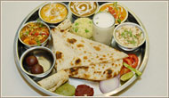 Indian Vegetarian Thali, Rajdhani Vegetarian Dishes